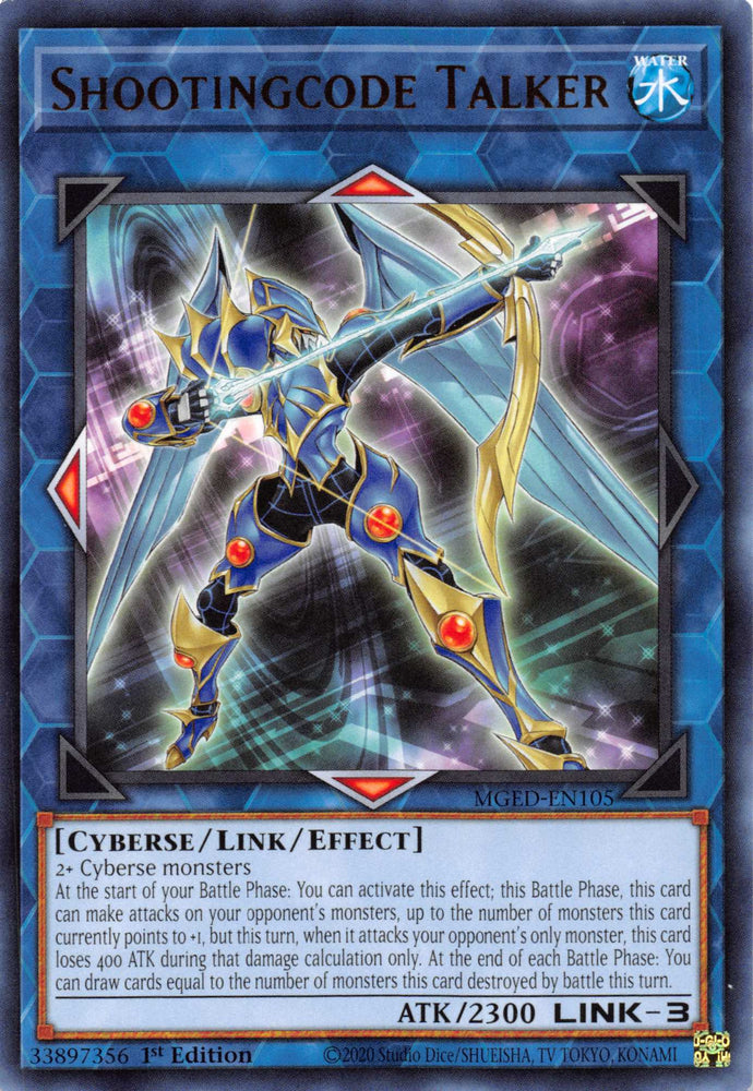 Shootingcode Talker [MGED-EN105] Rare Yu-Gi-Oh!