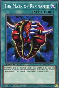 The Mask of Remnants [SBCB-EN119] Common Yu-Gi-Oh!