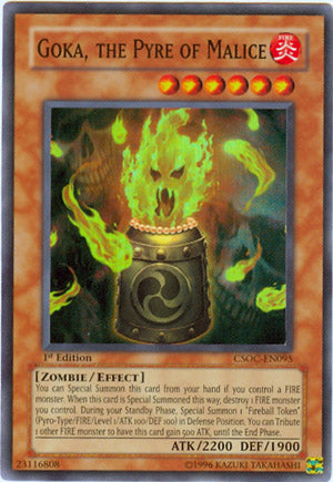 Goka, the Pyre of Malice [CSOC-EN095] Super Rare Yu-Gi-Oh!
