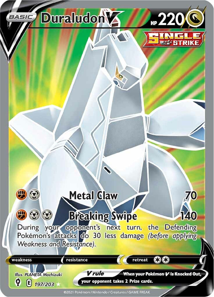 Duraludon V (197/203) [Sword & Shield: Evolving Skies] Pokémon