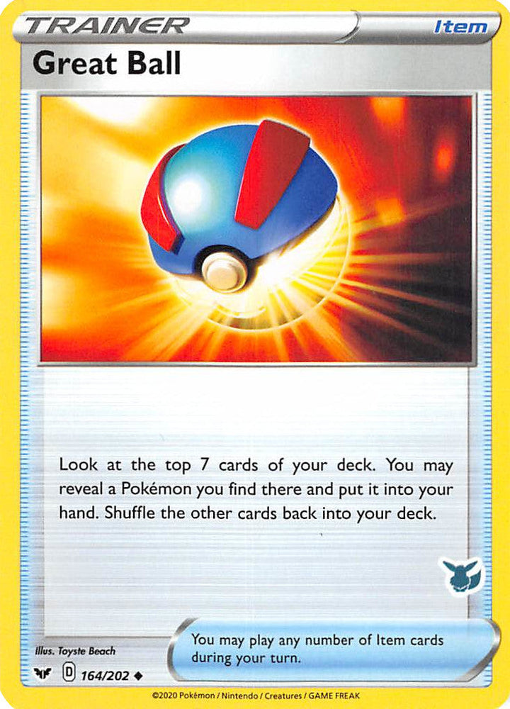 Great Ball (164/202) (Eevee Deck) [Battle Academy 2022] Pokémon