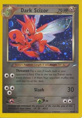 Dark Scizor (9/105) [Neo Destiny Unlimited] Pokémon