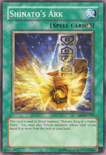 Shinato's Ark [DR1-EN191] Common Yu-Gi-Oh!