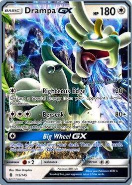 Drampa GX (115/145) (Garbanette - Magnus Pedersen) [World Championships 2018] Pokémon