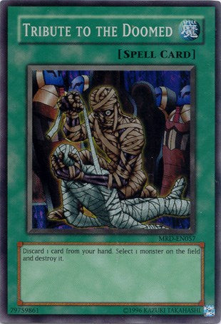 Tribute to The Doomed [MRD-EN057] Super Rare Yu-Gi-Oh!