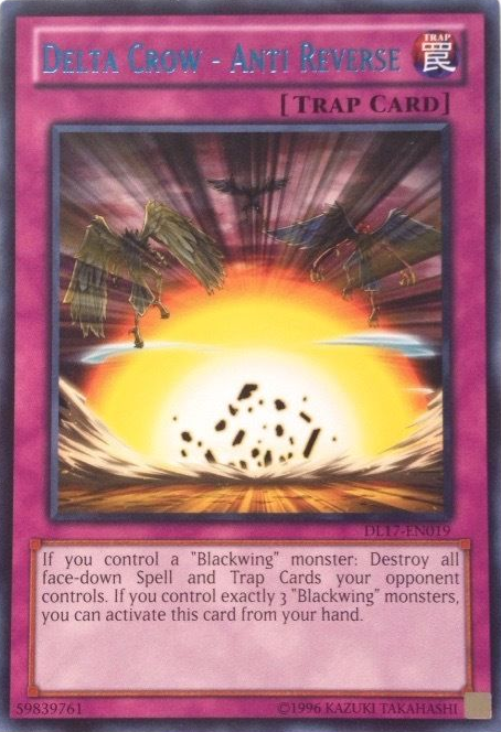 Delta Crow - Anti Reverse (Blue) [DL17-EN019] Rare Yu-Gi-Oh!