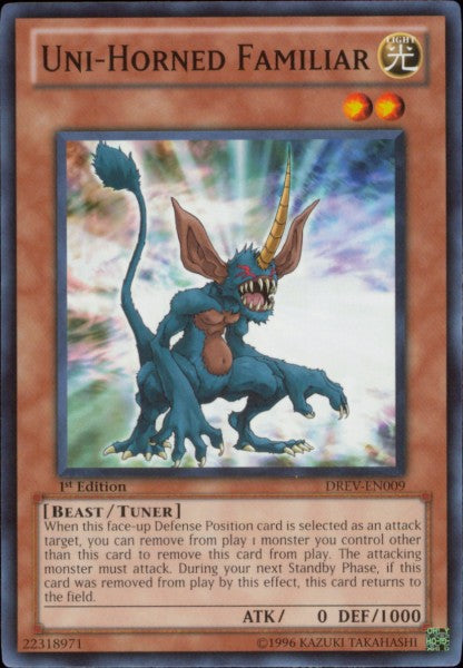 Uni-Horned Familiar [DREV-EN009] Common Yu-Gi-Oh!