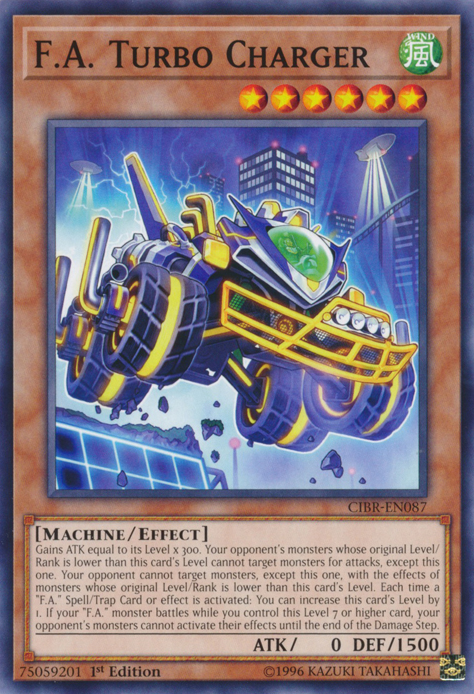 F.A. Turbo Charger [CIBR-EN087] Common Yu-Gi-Oh!
