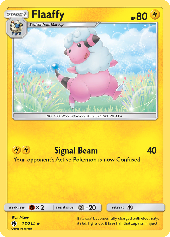 Flaaffy (77/214) [Sun & Moon: Lost Thunder] Pokémon