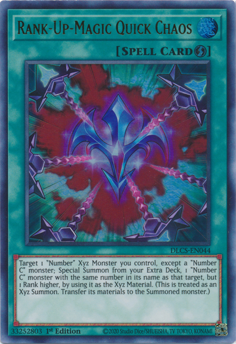 Rank-Up-Magic Quick Chaos [DLCS-EN044] Ultra Rare Yu-Gi-Oh!
