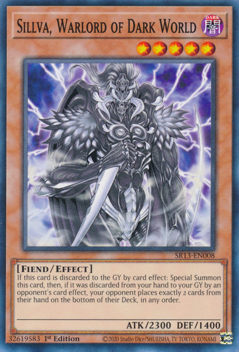 Sillva, Warlord of Dark World [SR13-EN008] Common Yu-Gi-Oh!