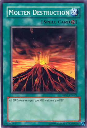 Molten Destruction [RP01-EN079] Common Yu-Gi-Oh!