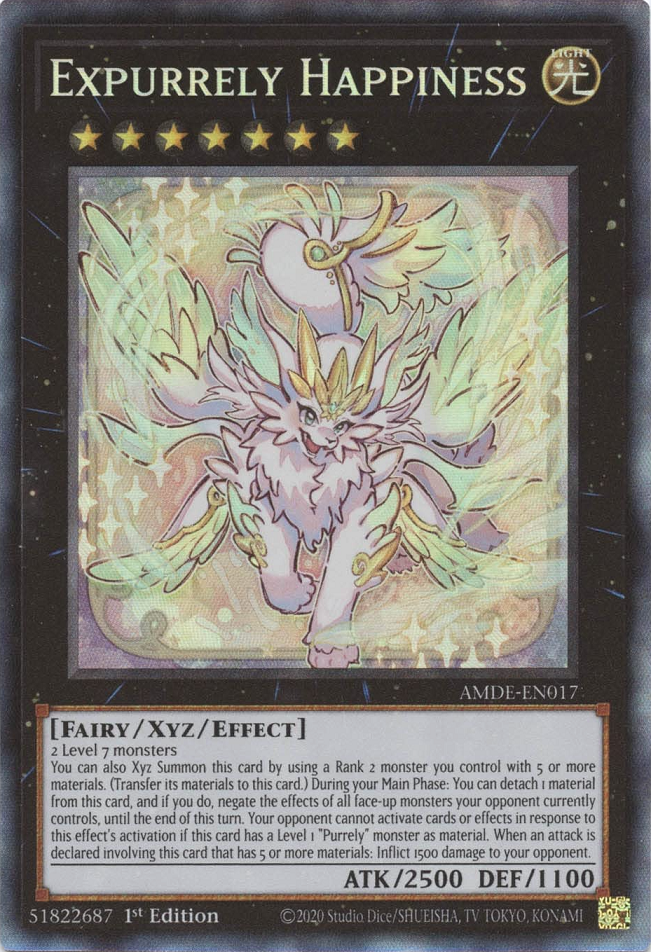 Expurrely Happiness [AMDE-EN017] Collector's Rare Yu-Gi-Oh!