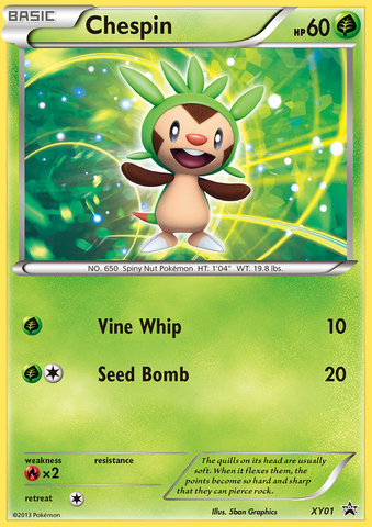 Chespin (XY01) [XY: Black Star Promos] Pokémon