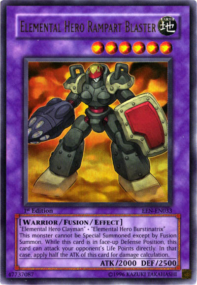 Elemental Hero Rampart Blaster [EEN-EN033] Ultra Rare Yu-Gi-Oh!