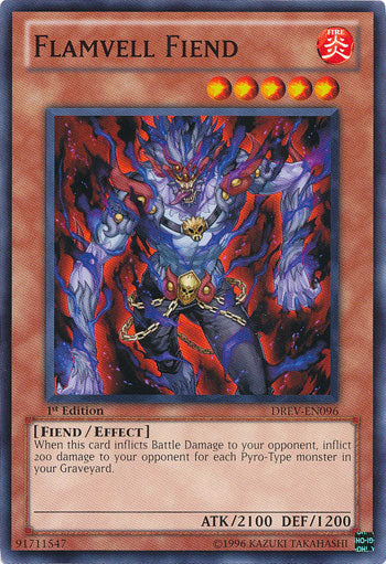 Flamvell Fiend [DREV-EN096] Common Yu-Gi-Oh!