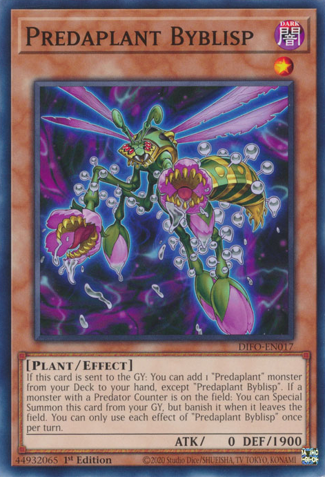 Predaplant Byblisp [DIFO-EN017] Common Yu-Gi-Oh!