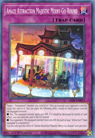 Amaze Attraction Majestic Merry-Go-Round [LIOV-EN073] Common Yu-Gi-Oh!
