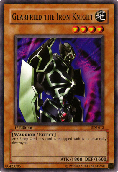Gearfried the Iron Knight [SDJ-012] Common Yu-Gi-Oh!