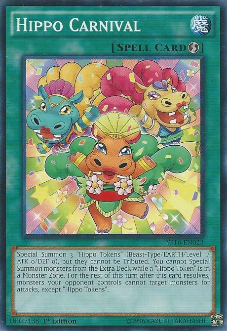 Hippo Carnival [YS16-EN023] Common Yu-Gi-Oh!