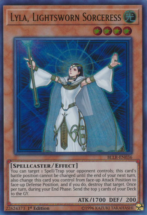 Lyla, Lightsworn Sorceress [BLLR-EN036] Ultra Rare Yu-Gi-Oh!