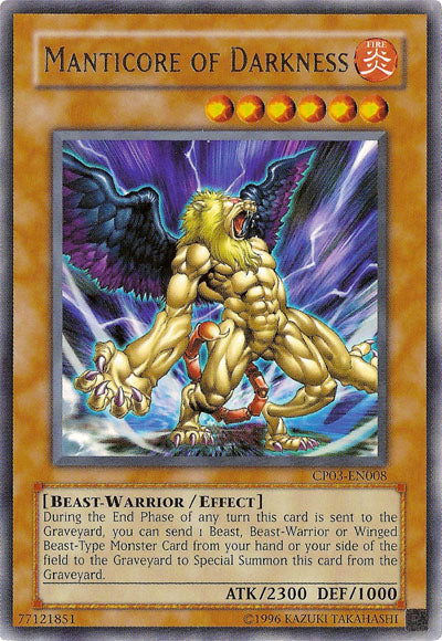 Manticore of Darkness [CP03-EN008] Rare Yu-Gi-Oh!