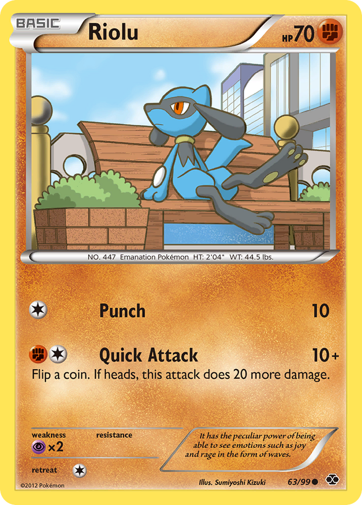 Riolu (63/99) [Black & White: Next Destinies] Pokémon
