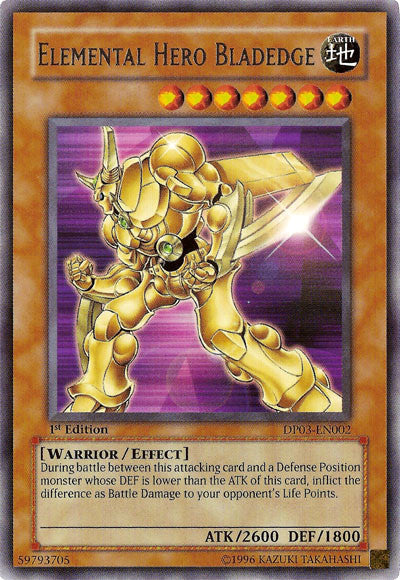 Elemental Hero Bladedge [DP03-EN002] Rare Yu-Gi-Oh!