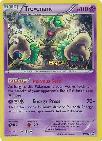 Trevenant (XY94) (Staff) [XY: Black Star Promos] Pokémon