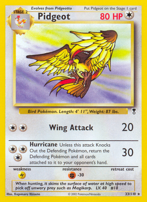 Pidgeot (33/110) [Legendary Collection] Pokémon