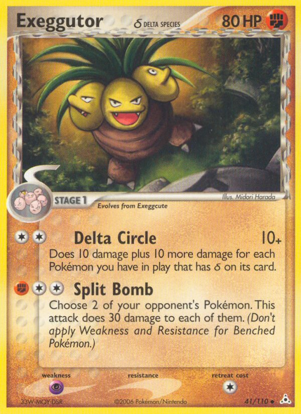 Exeggutor (41/110) (Delta Species) [EX: Holon Phantoms] Pokémon