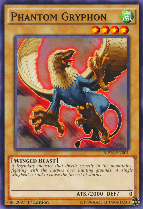 Phantom Gryphon [MP16-EN001] Common Yu-Gi-Oh!