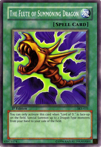 The Flute of Summoning Dragon [SKE-031] Common Yu-Gi-Oh!