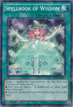 Spellbook of Wisdom [BP03-EN177] Shatterfoil Rare Yu-Gi-Oh!