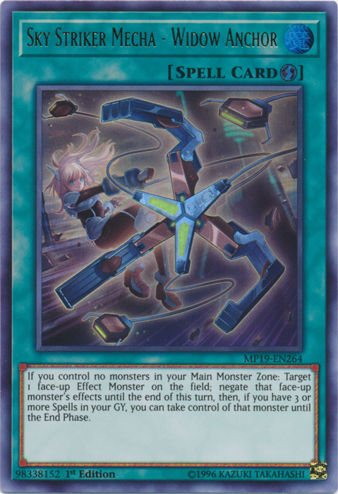 Sky Striker Mecha - Widow Anchor [MP19-EN264] Ultra Rare Yu-Gi-Oh!
