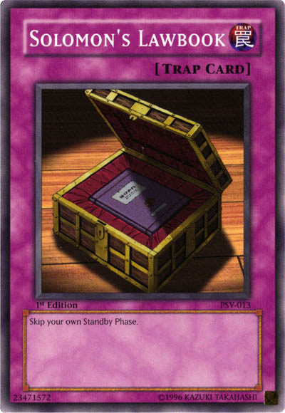 Solomon's Lawbook [PSV-013] Common Yu-Gi-Oh!