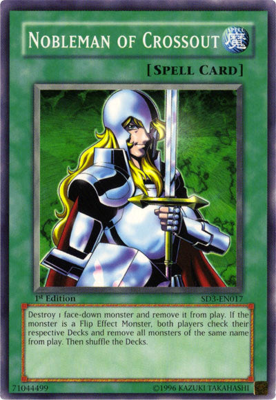 Nobleman of Crossout [SD3-EN017] Common Yu-Gi-Oh!