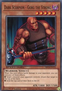 Dark Scorpion - Gorg the Strong [SBCB-EN155] Common Yu-Gi-Oh!