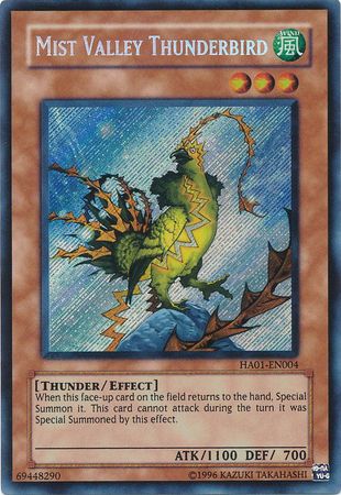 Mist Valley Thunderbird [HA01-EN004] Secret Rare Yu-Gi-Oh!