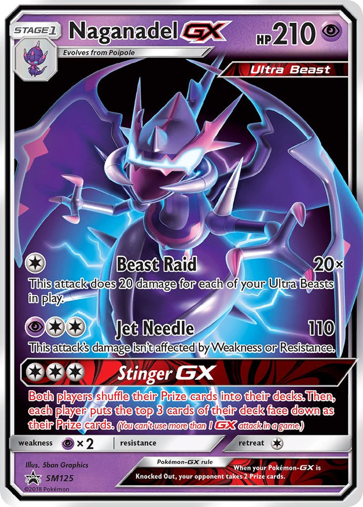 Naganadel GX (SM125) [Sun & Moon: Black Star Promos] Pokémon