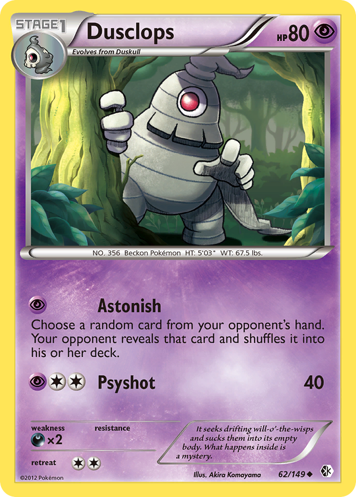 Dusclops (62/149) [Black & White: Boundaries Crossed] Pokémon