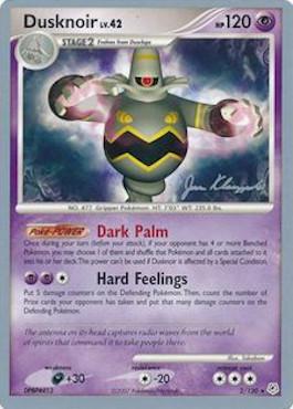 Dusknoir LV.42 (2/130) (Psychic Lock - Jason Klaczynski) [World Championships 2008] Pokémon