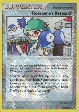 Roseanne's Research (125/132) (League Promos) [Diamond & Pearl: Secret Wonders] Pokémon