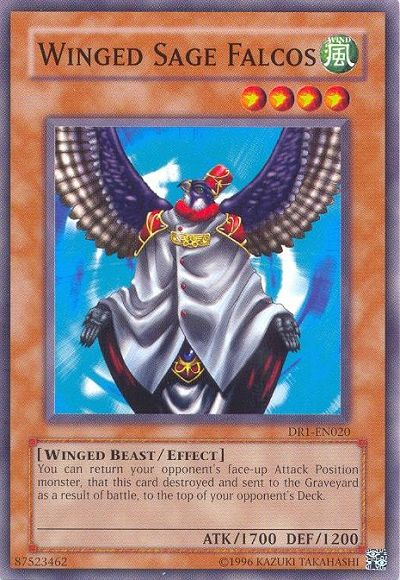 Winged Sage Falcos [DR1-EN020] Common Yu-Gi-Oh!