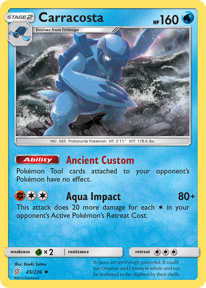 Carracosta (45/236) [Sun & Moon: Unified Minds] Pokémon