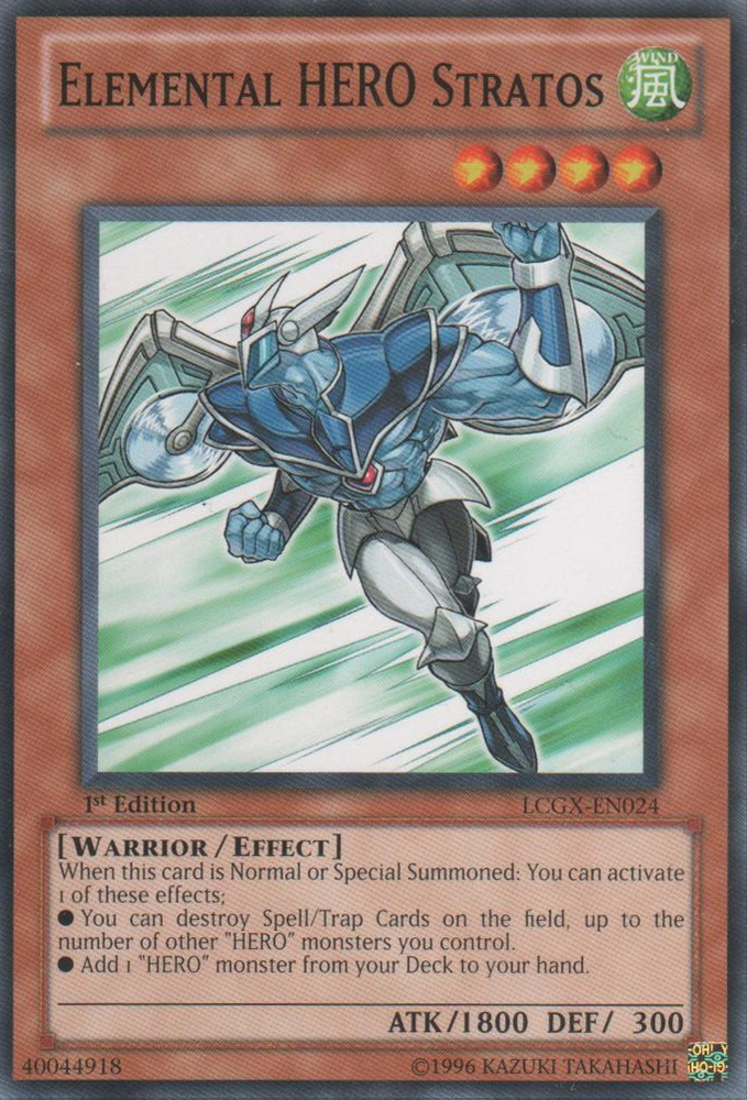 Elemental HERO Stratos [LCGX-EN024] Common Yu-Gi-Oh!