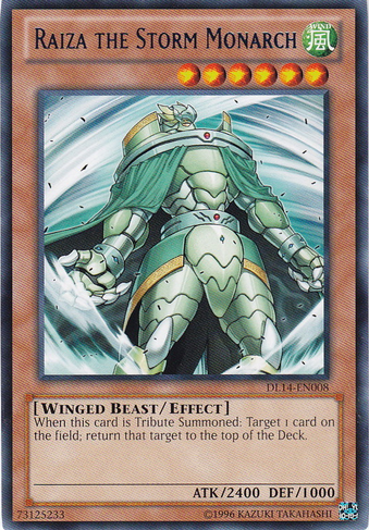Raiza the Storm Monarch (Blue) [DL14-EN008] Rare Yu-Gi-Oh!
