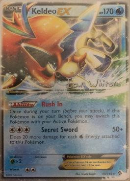 Keldeo EX (49/149) (American Gothic - Ian Whiton) [World Championships 2013] Pokémon