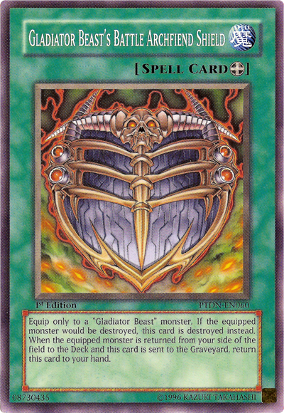 Gladiator Beast's Battle Archfiend Shield [PTDN-EN060] Common Yu-Gi-Oh!