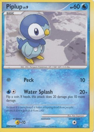 Piplup (5/12) [Diamond & Pearl: Trainer Kit - Manaphy] Pokémon